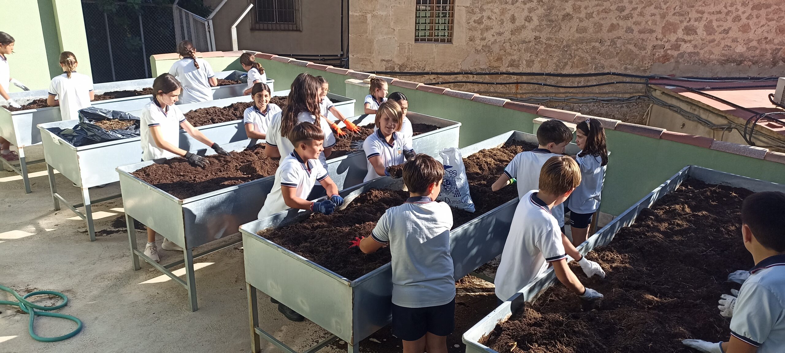 ¡EL HUERTO ESCOLAR VUELVE A PONERSE EN MARCHA!